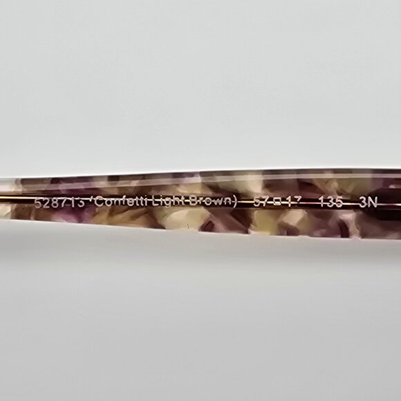 Coach HC8132 L109 528713 Confetti Brown Frame Brown Gradient Lens Sunglasses main image 12